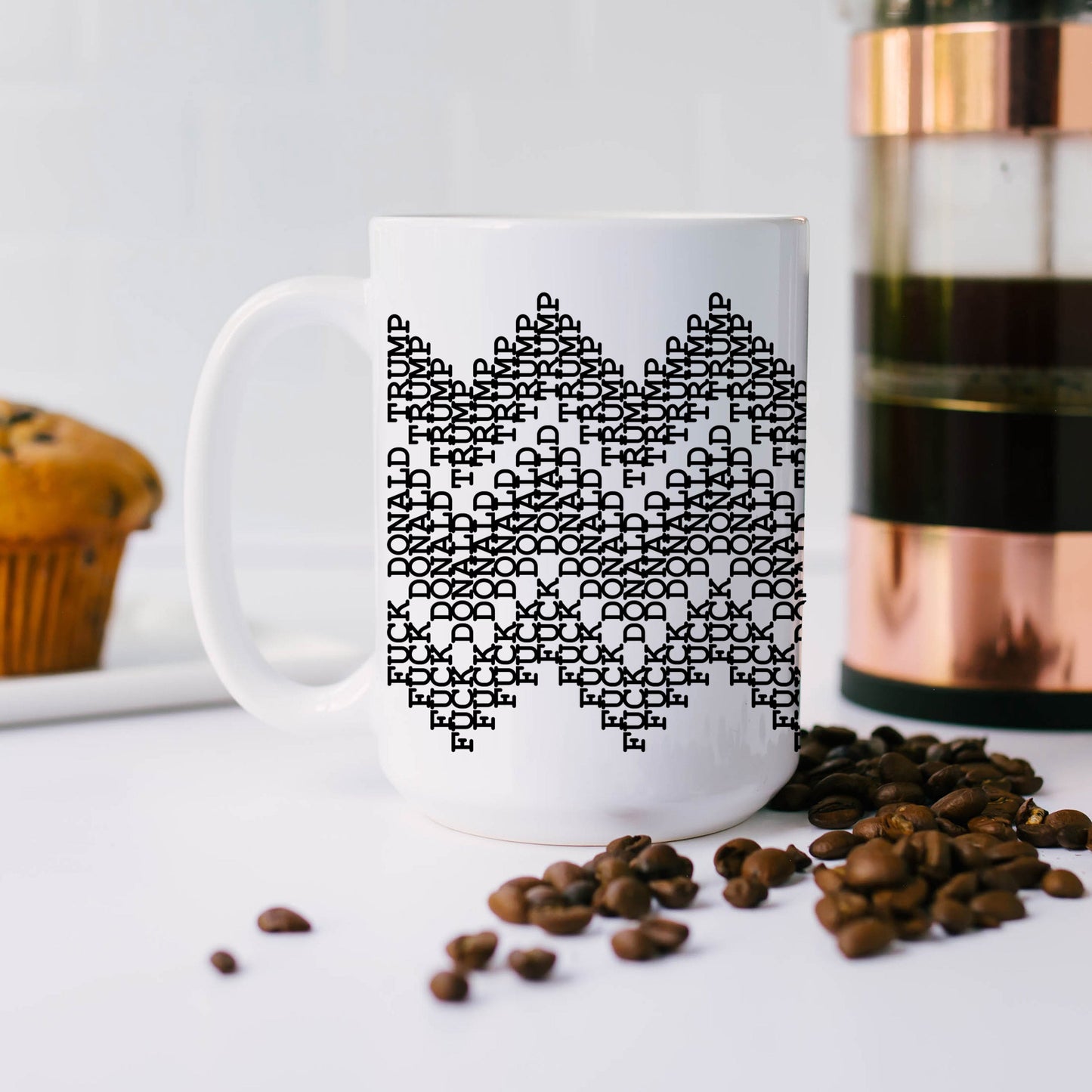 Fuck Donald Trump Secret Message Mug