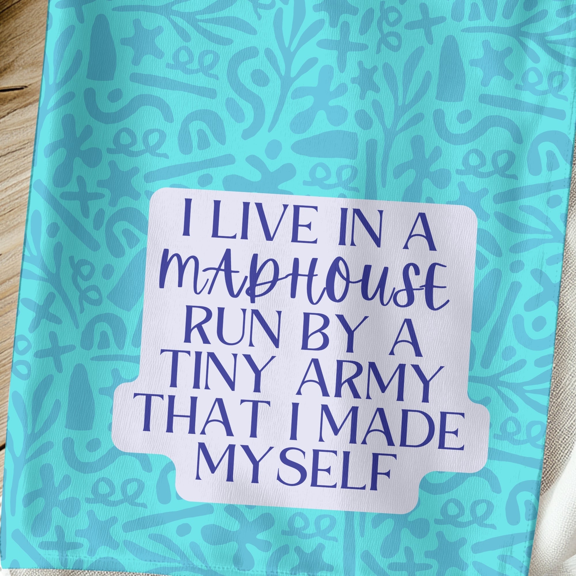 Madhouse Tiny Army Mom Towel