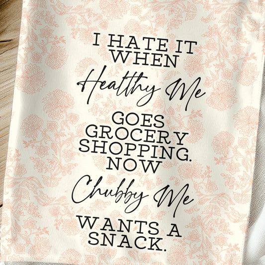Healthy Me vs Snack Me Towel