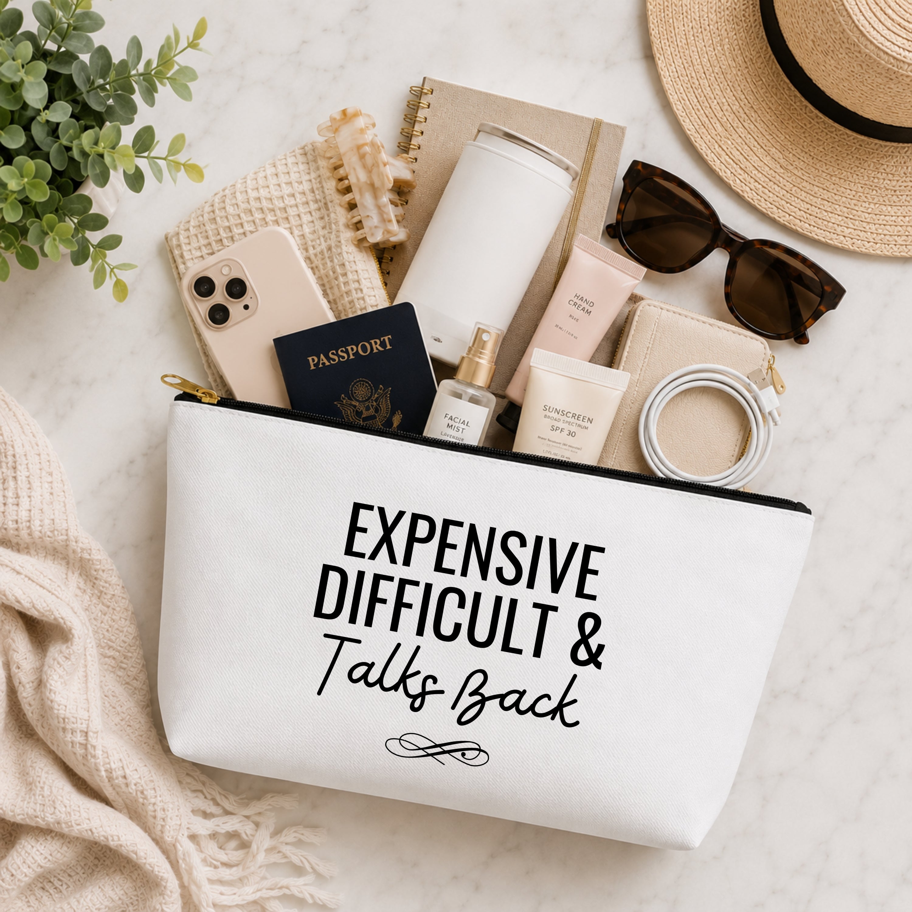 Expensive Difficult & Talks Back Bag