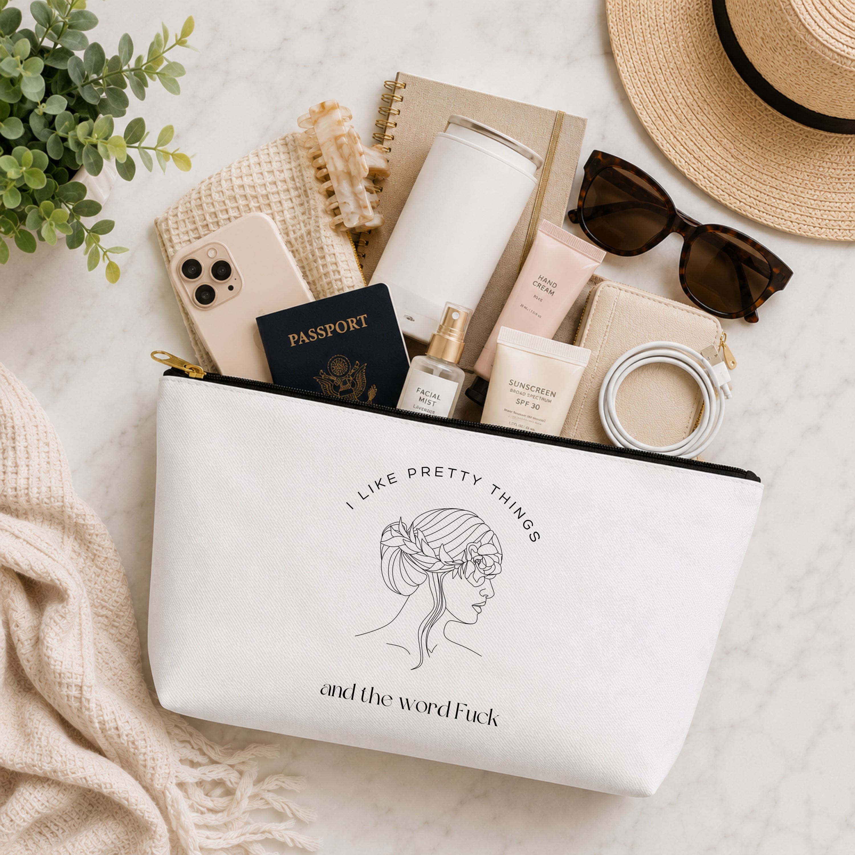 I Like Pretty Things and the Word Fuck Bag - Hair Up