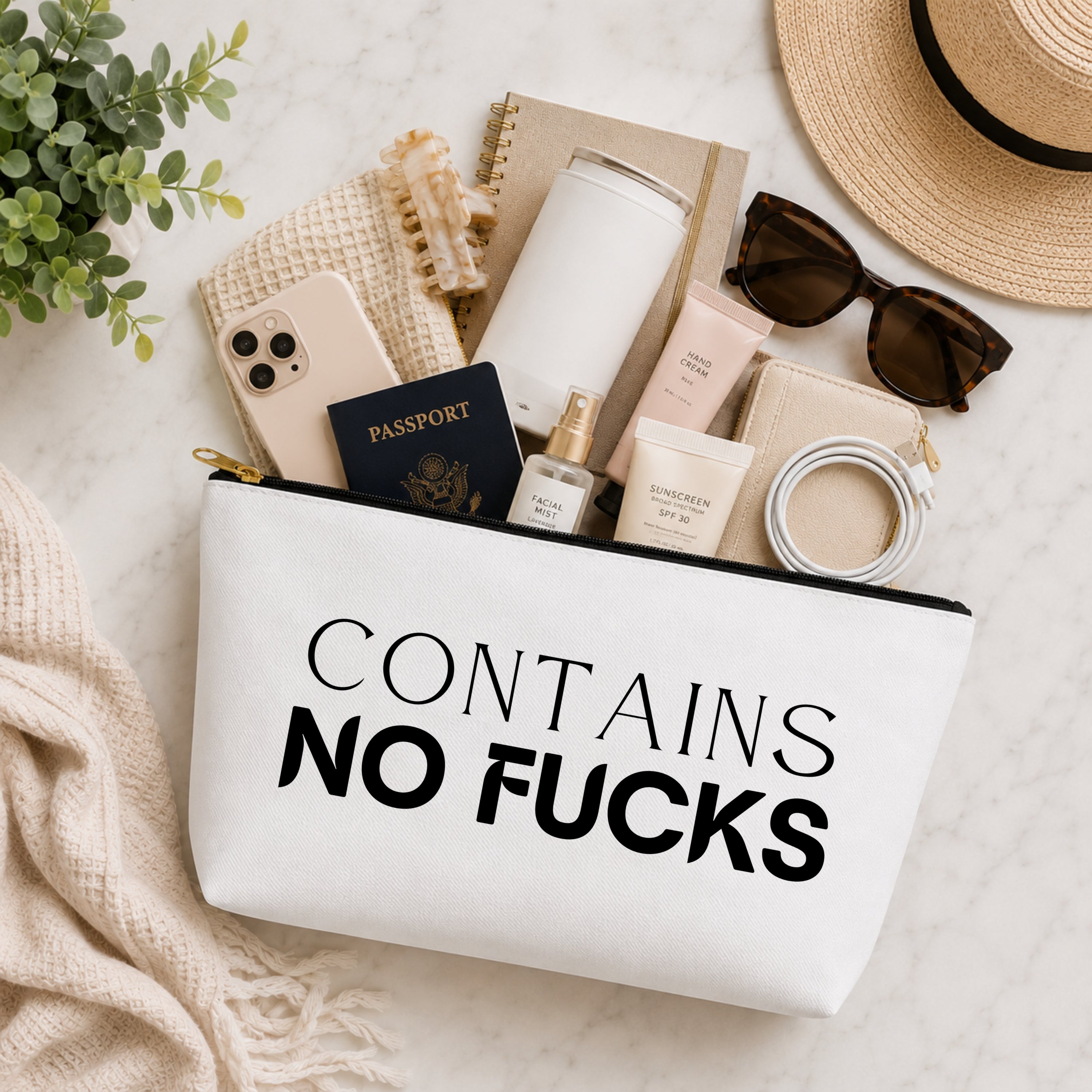 Contains No Fucks Bag