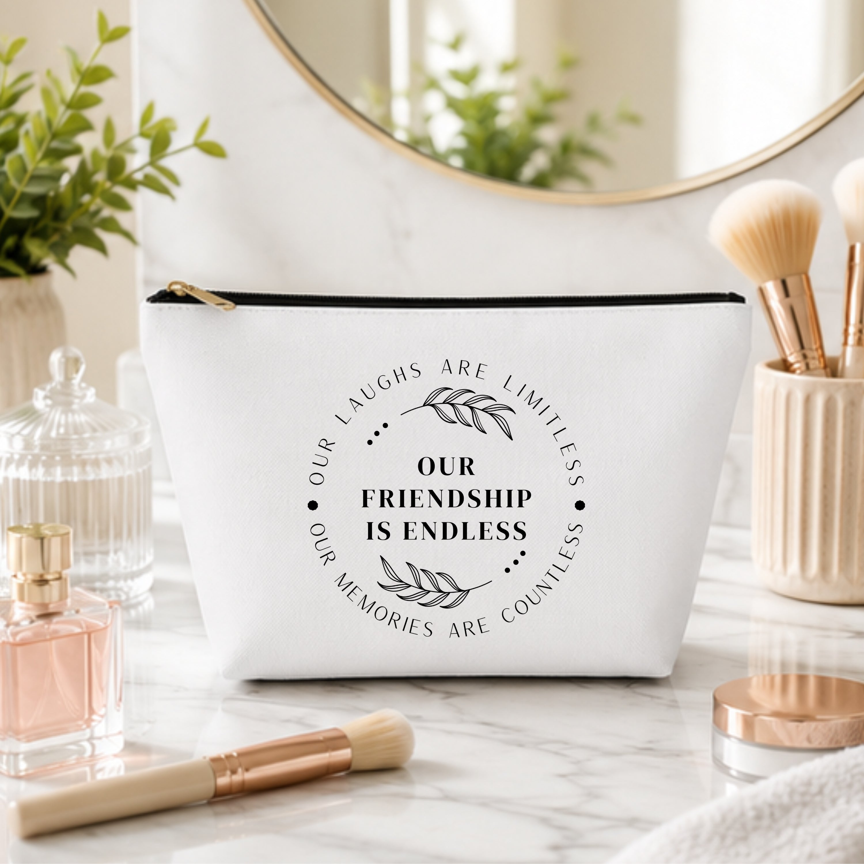 Our Friendship is Endless Cosmetic Bag