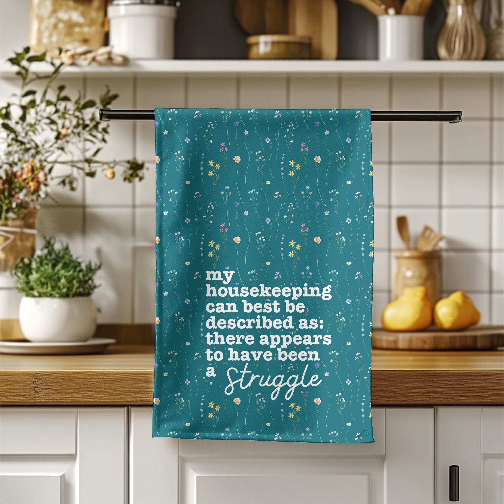 There Appears to Have Been a Struggle Towel