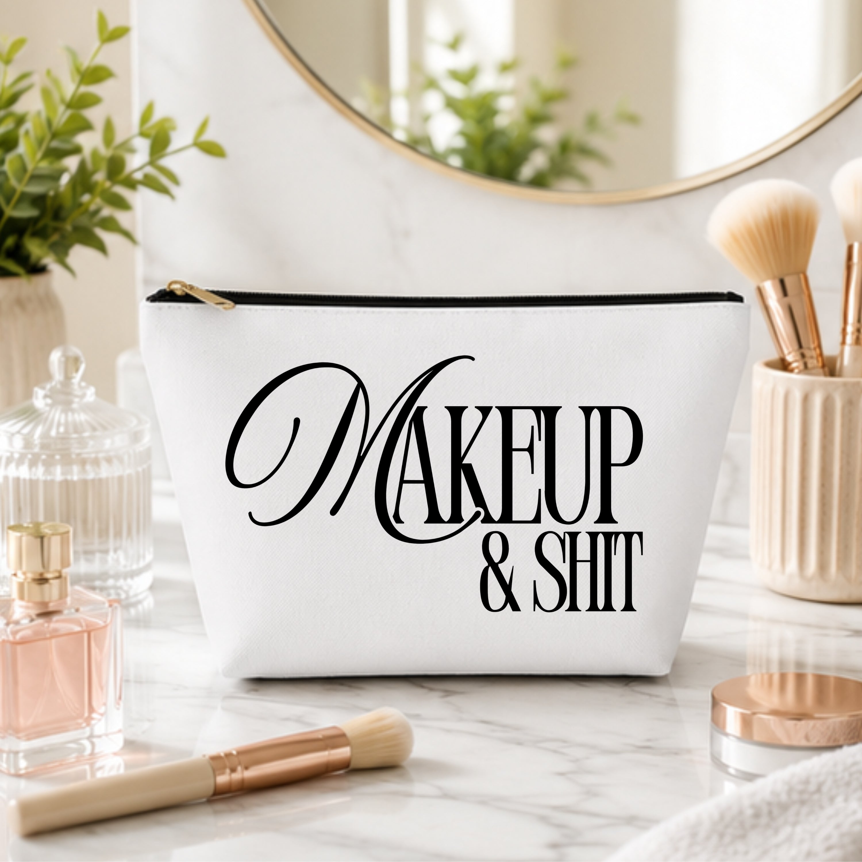 Makeup & Shit Cosmetic Bag