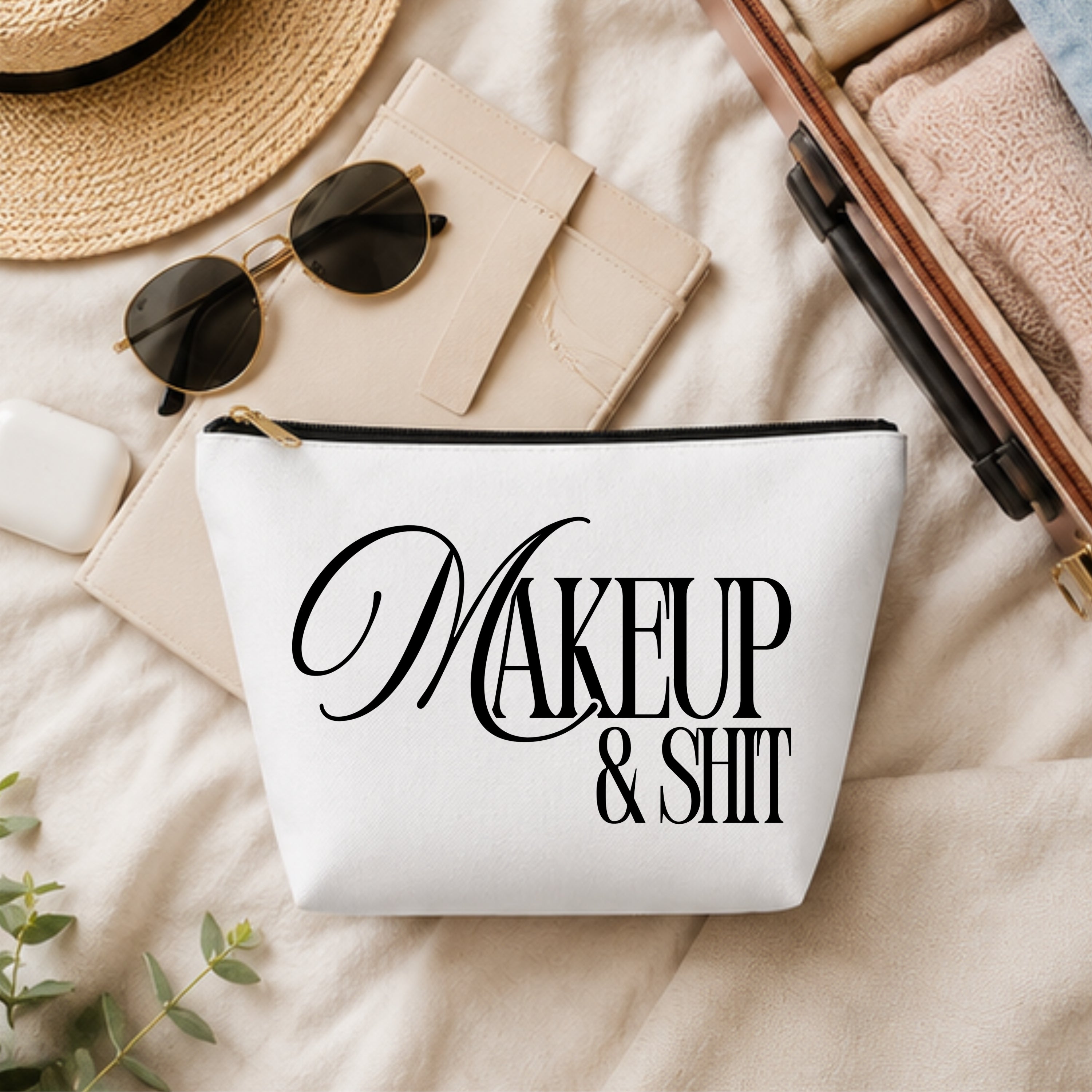 Makeup & Shit Cosmetic Bag