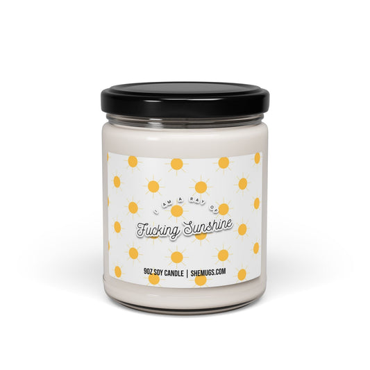 I am a Ray of Fucking Sunshine Candle