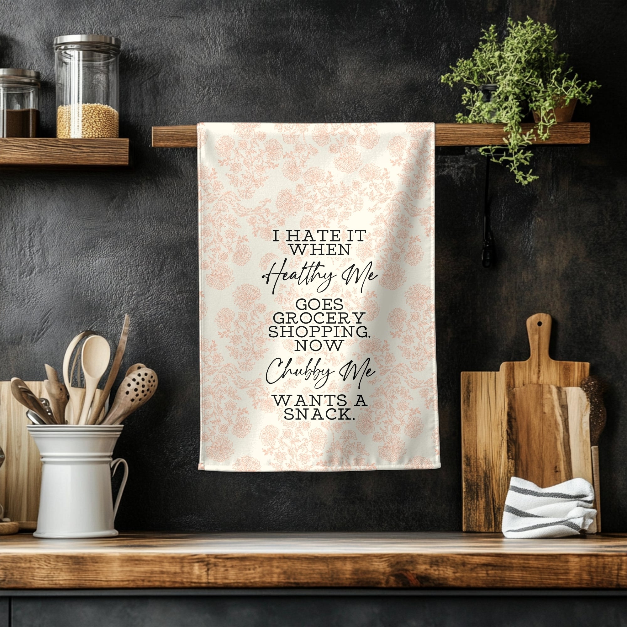 Healthy Me vs Snack Me Towel