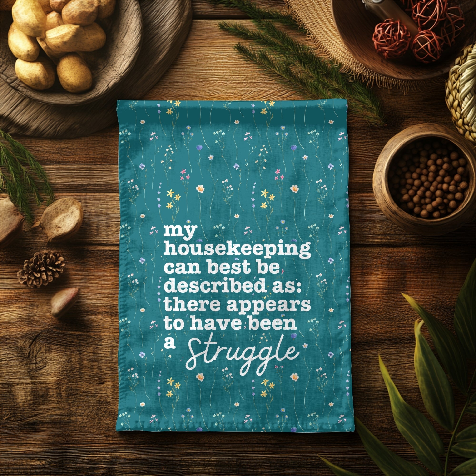 There Appears to Have Been a Struggle Towel