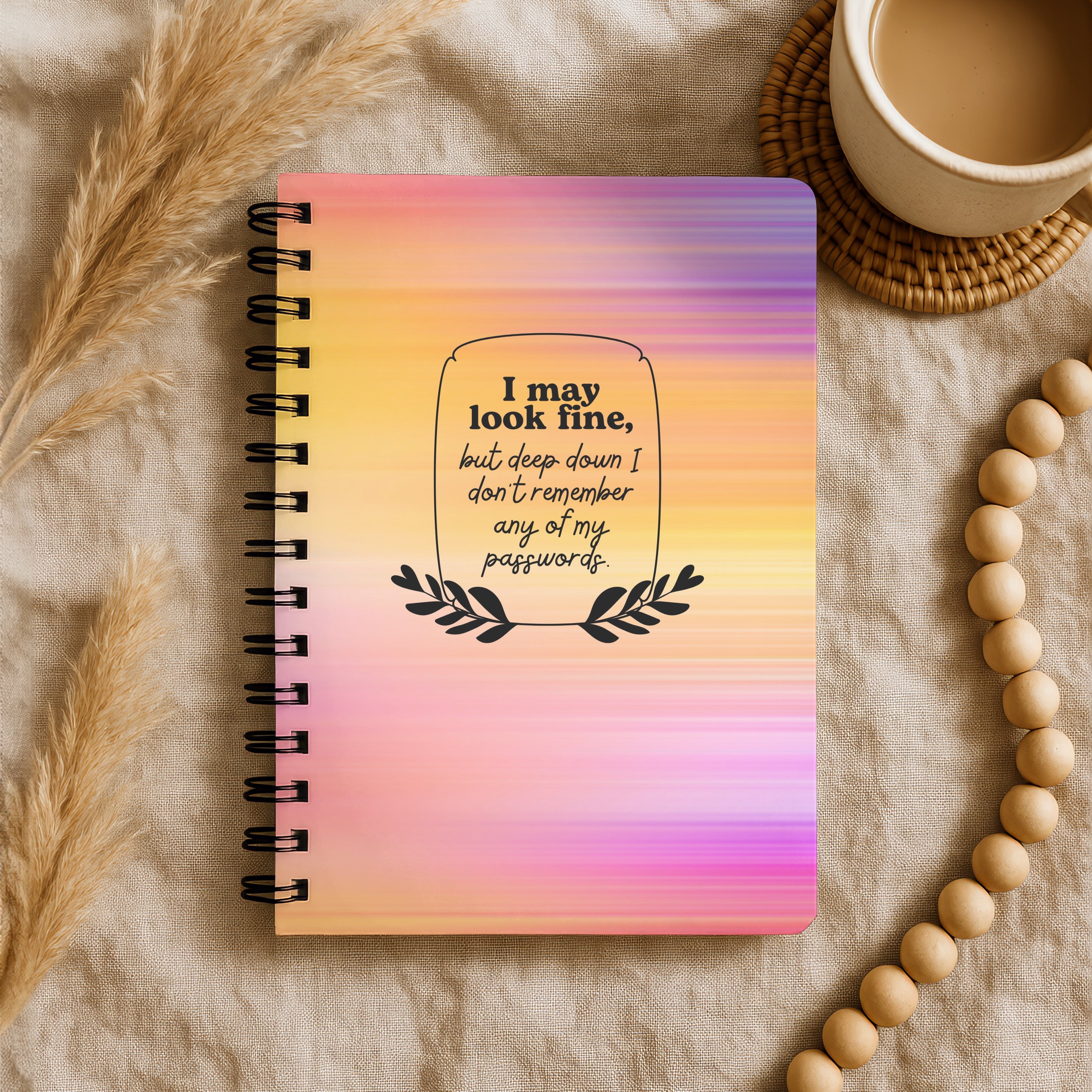 I Don't Remember My Passwords Journal