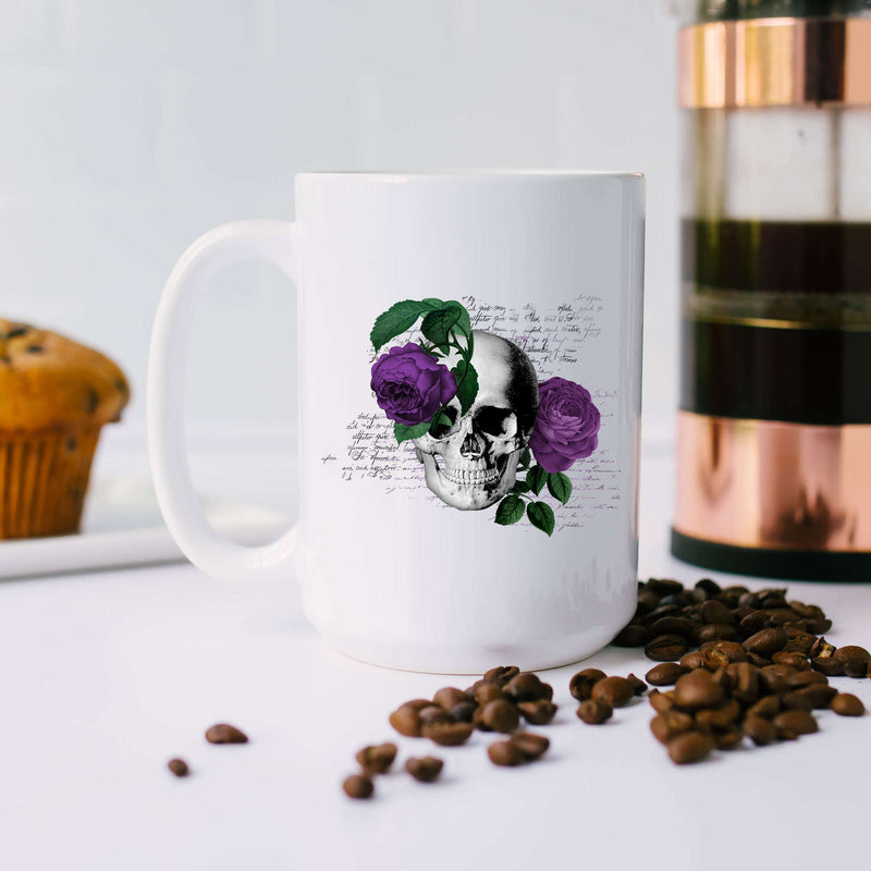 Flower Skull - Purple