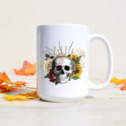 Flower Skull - Sunflower