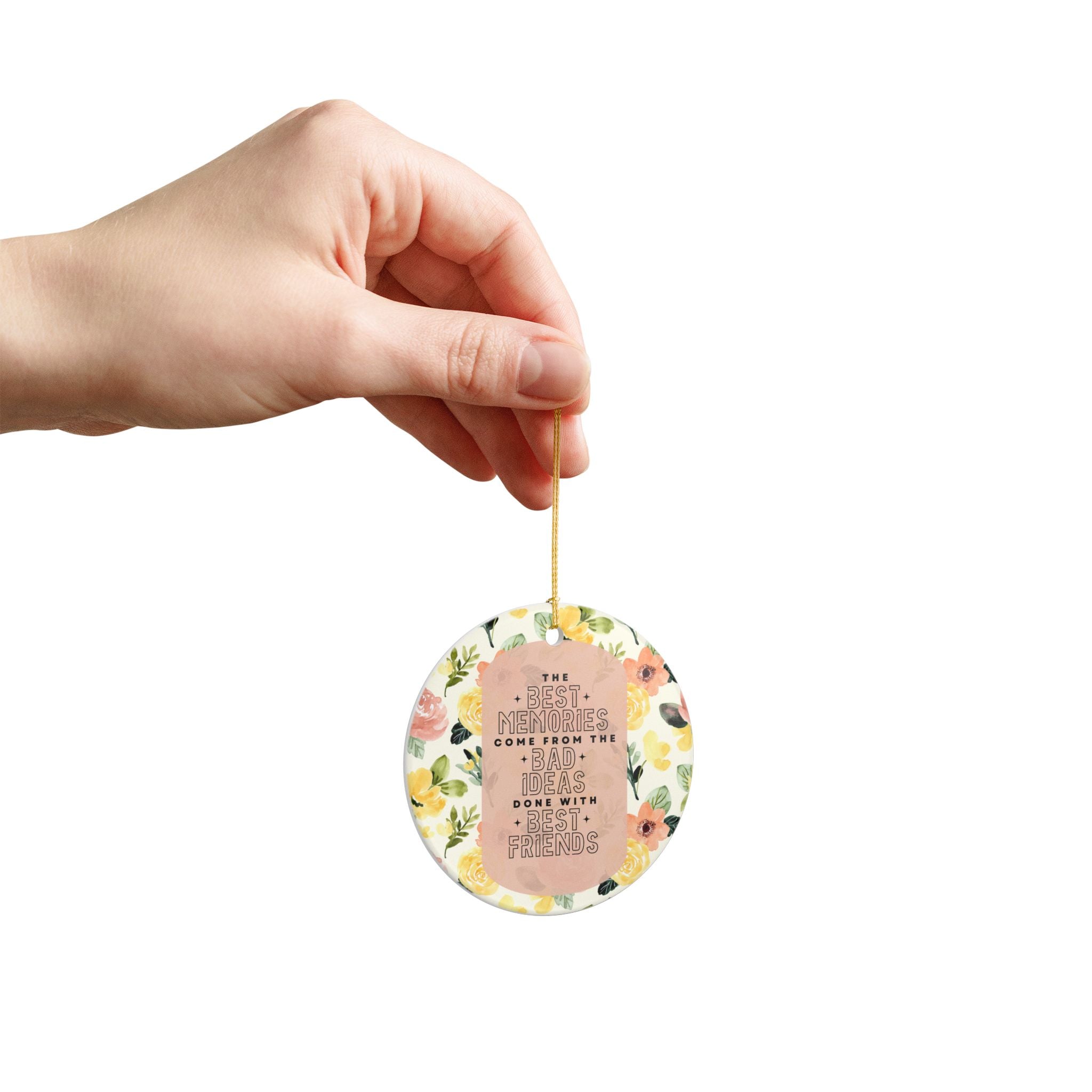 The Best Memories Friendship Ornament