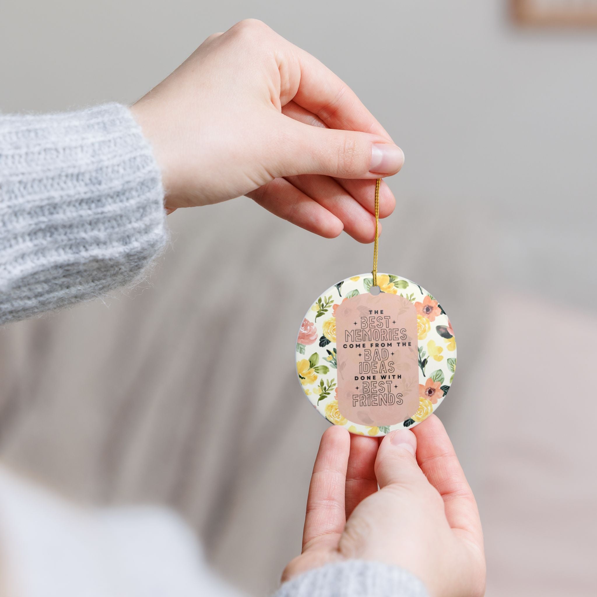The Best Memories Friendship Ornament