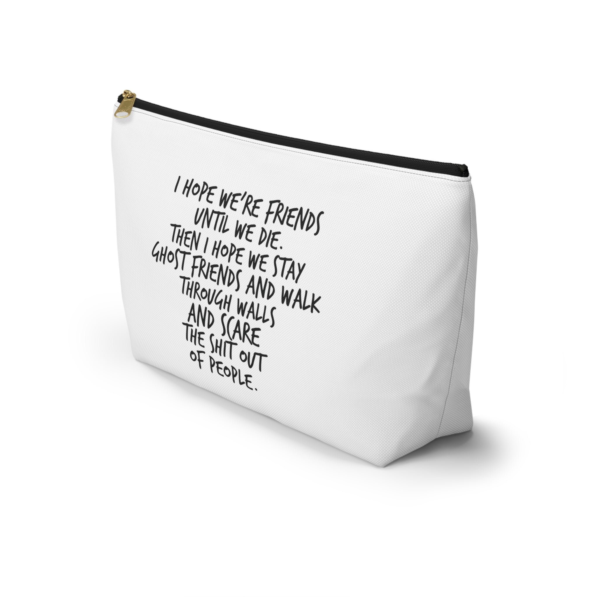Ghost Friends Best Friends Makeup Bag