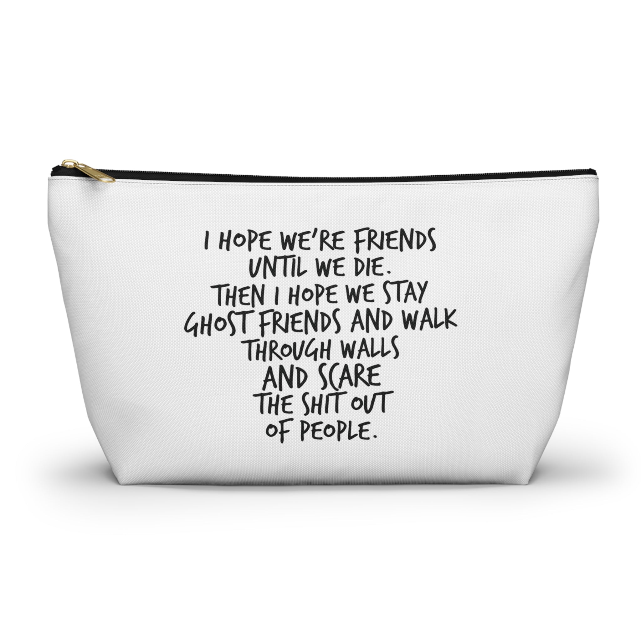Ghost Friends Best Friends Makeup Bag