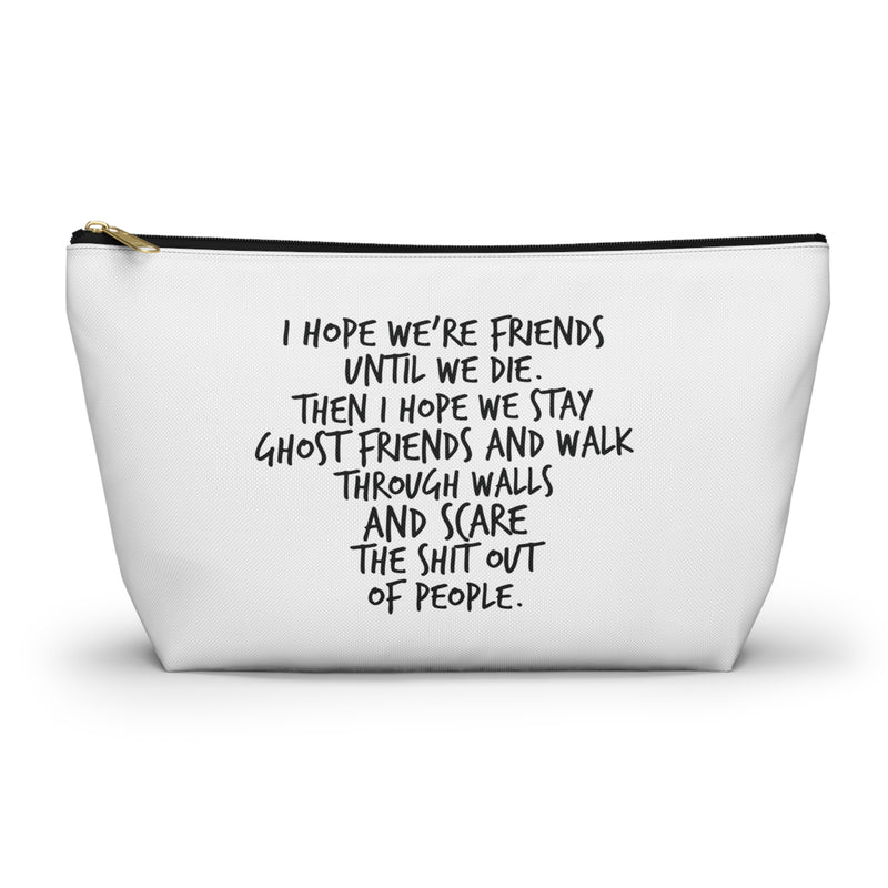Ghost Friends Best Friends Makeup Bag