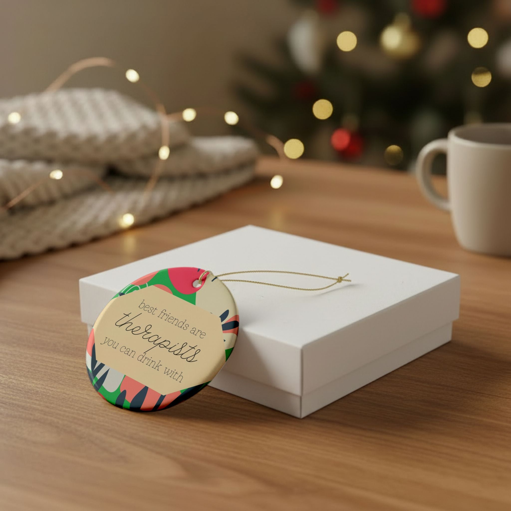 Best Friends are Therapists Ornament
