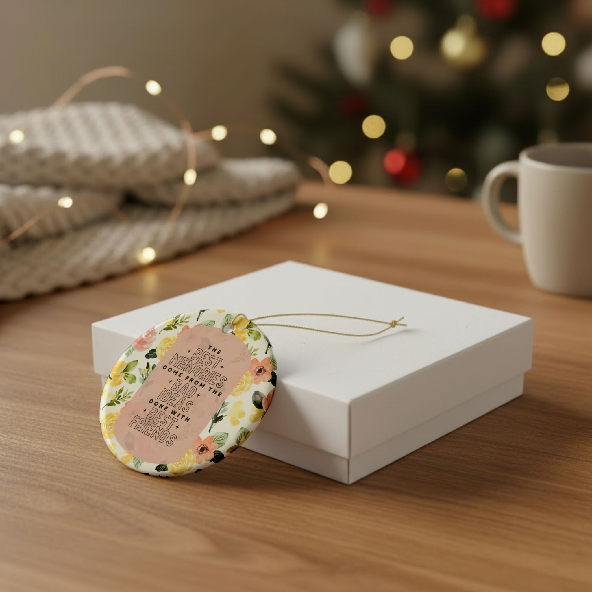 The Best Memories Friendship Ornament