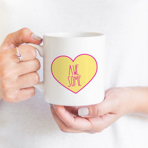 Awesome Candy Heart Mug RTS