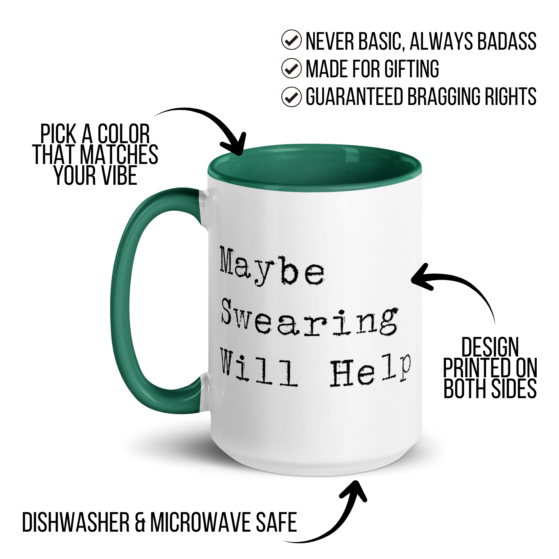 Maybe Swearing Will Help Mug