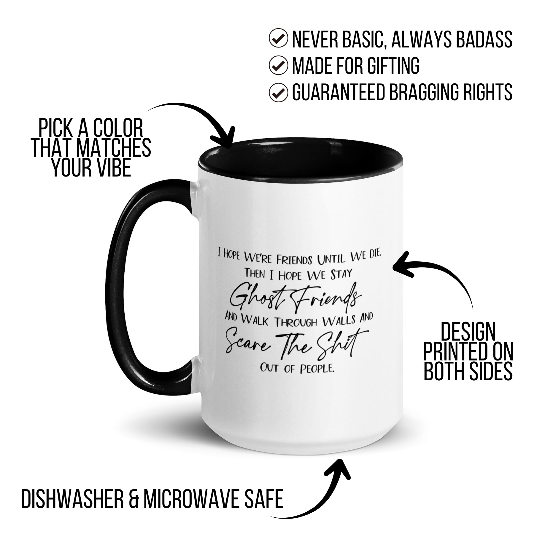 I Hope We Stay Ghost Friends V4 Mug