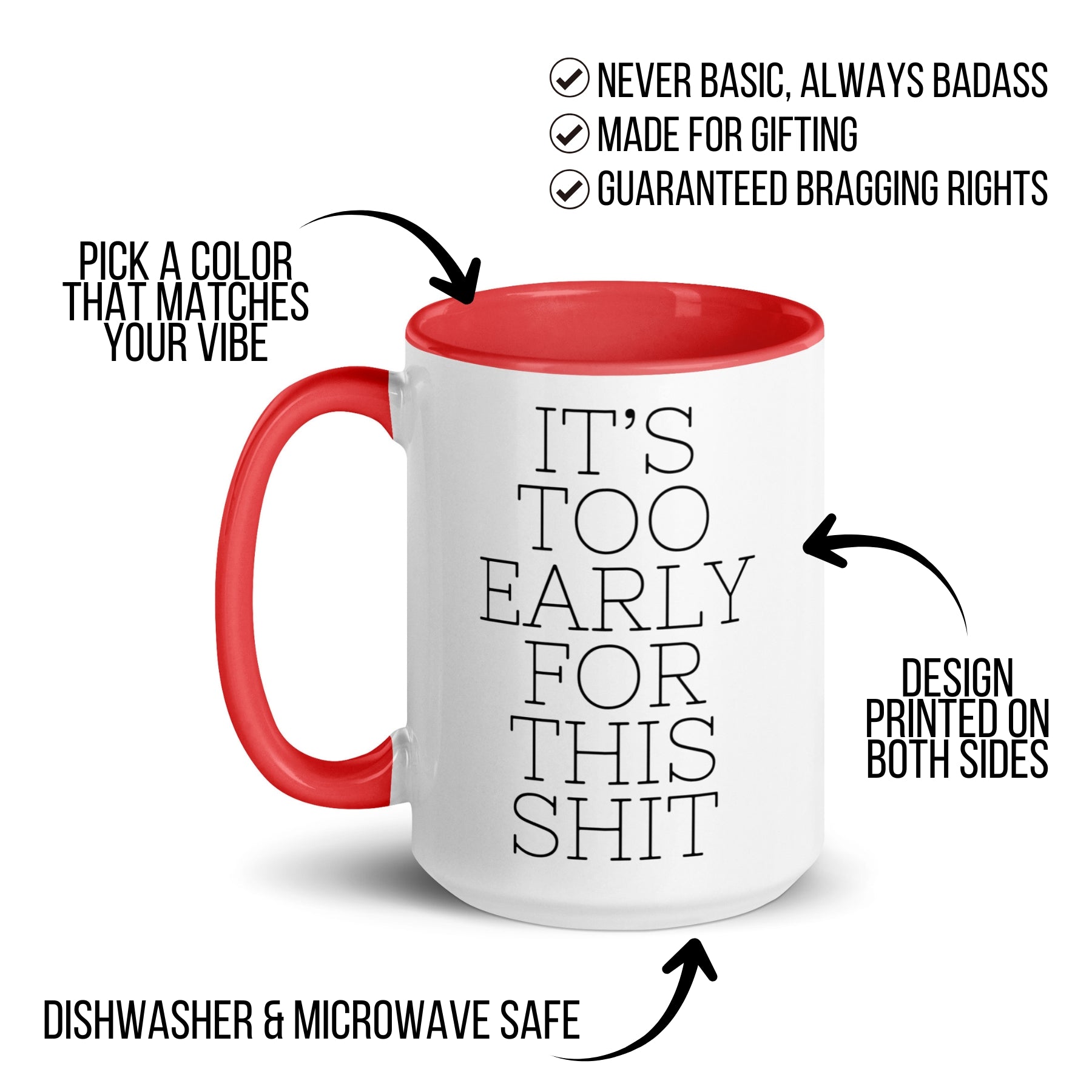 It's Too Early for this Shit Mug