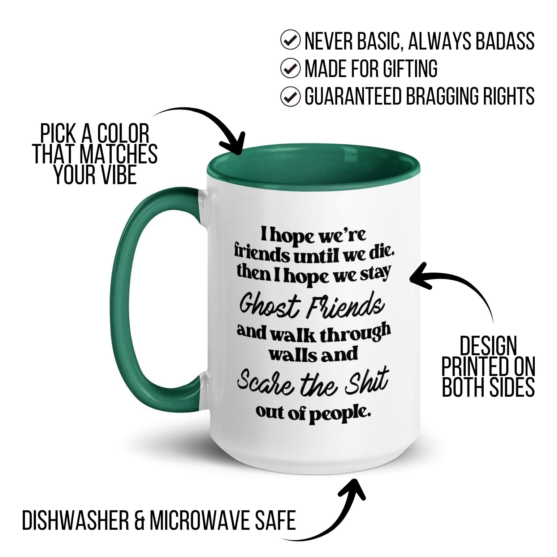 I Hope We Stay Ghost Friends Mug