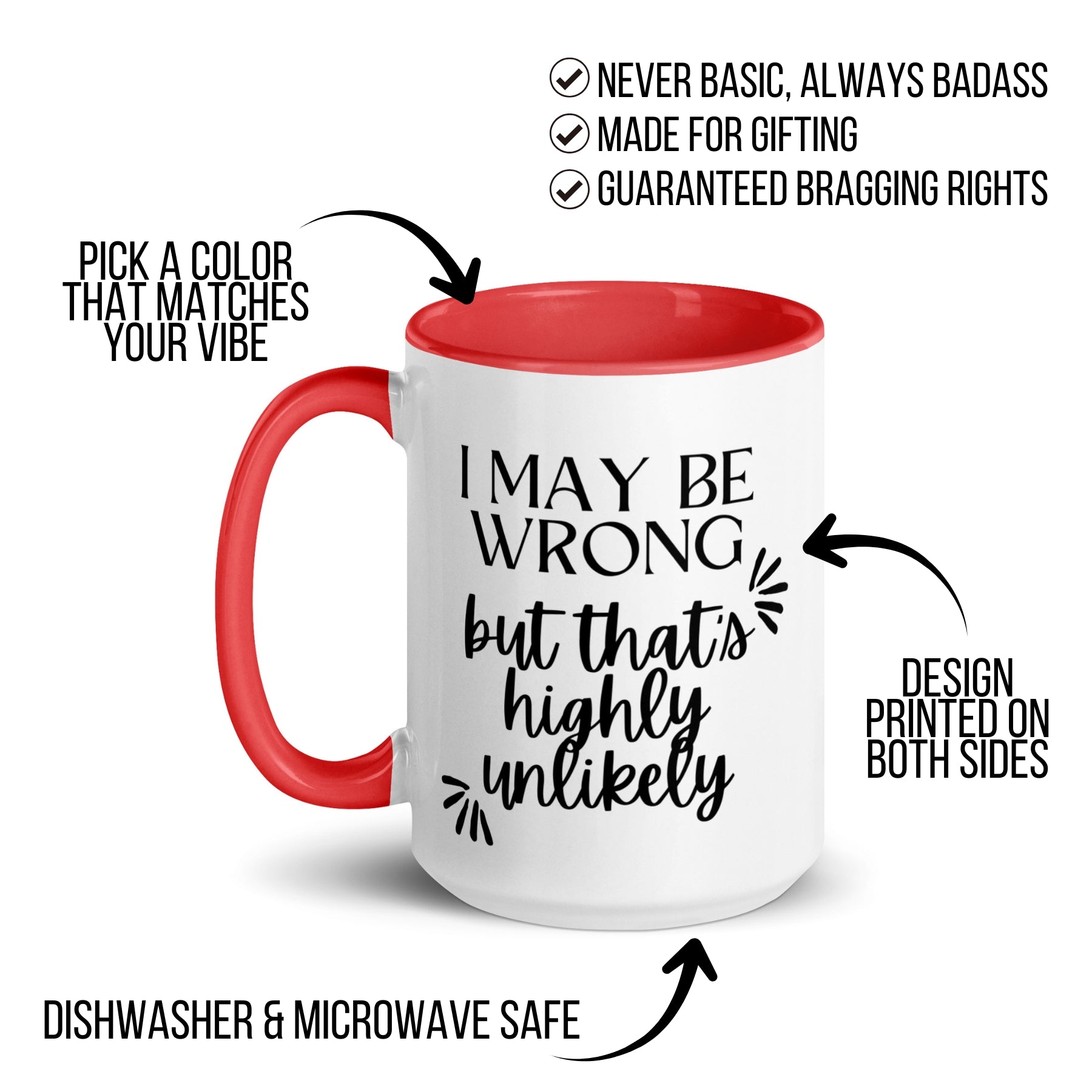 I May Be Wrong But That's Highly Unlikely Mug