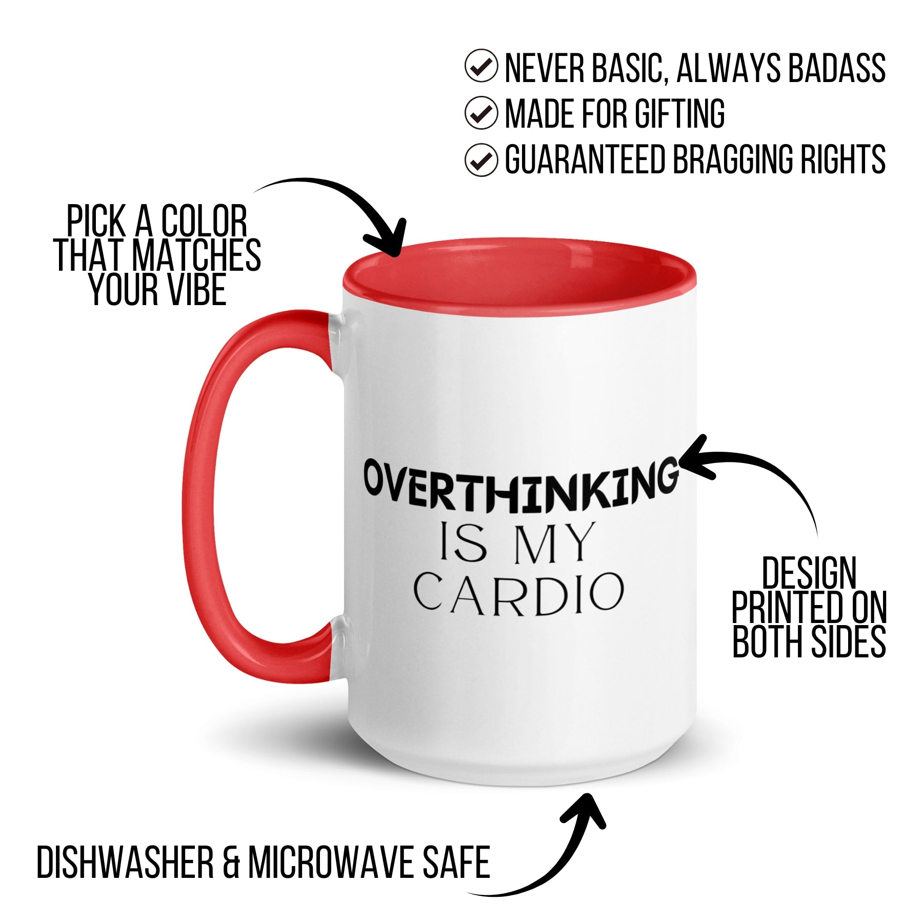 Overthinking is My Cardio Mug