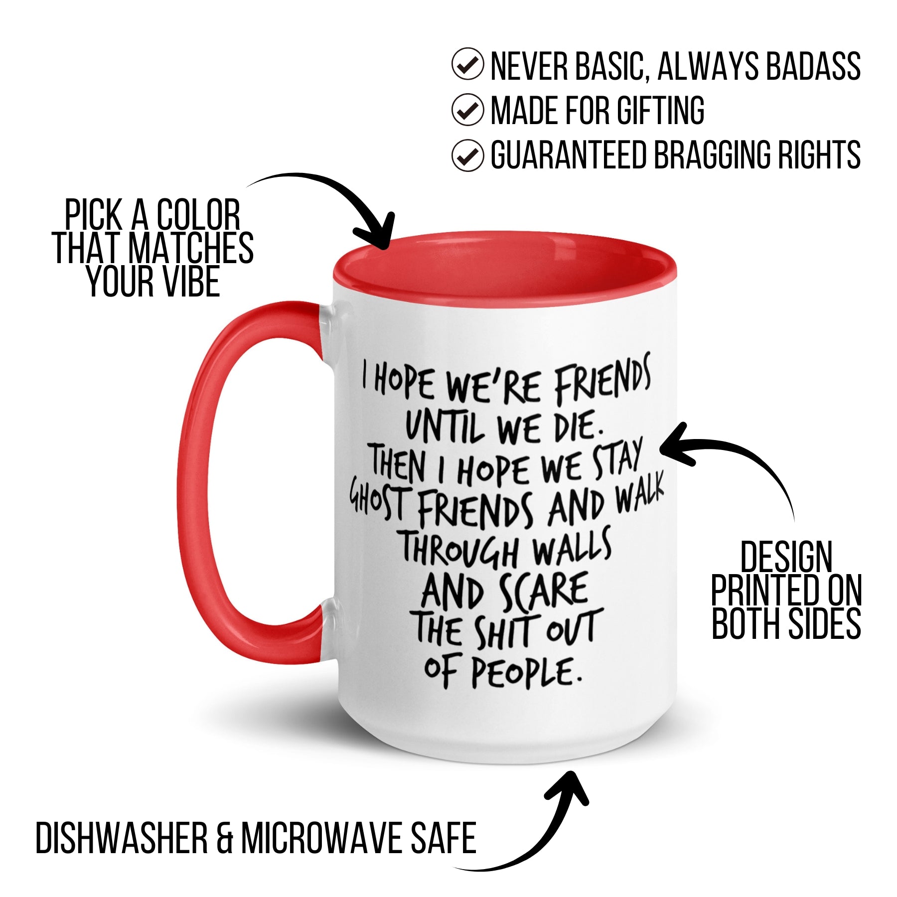 I Hope We Stay Ghost Friends Mug