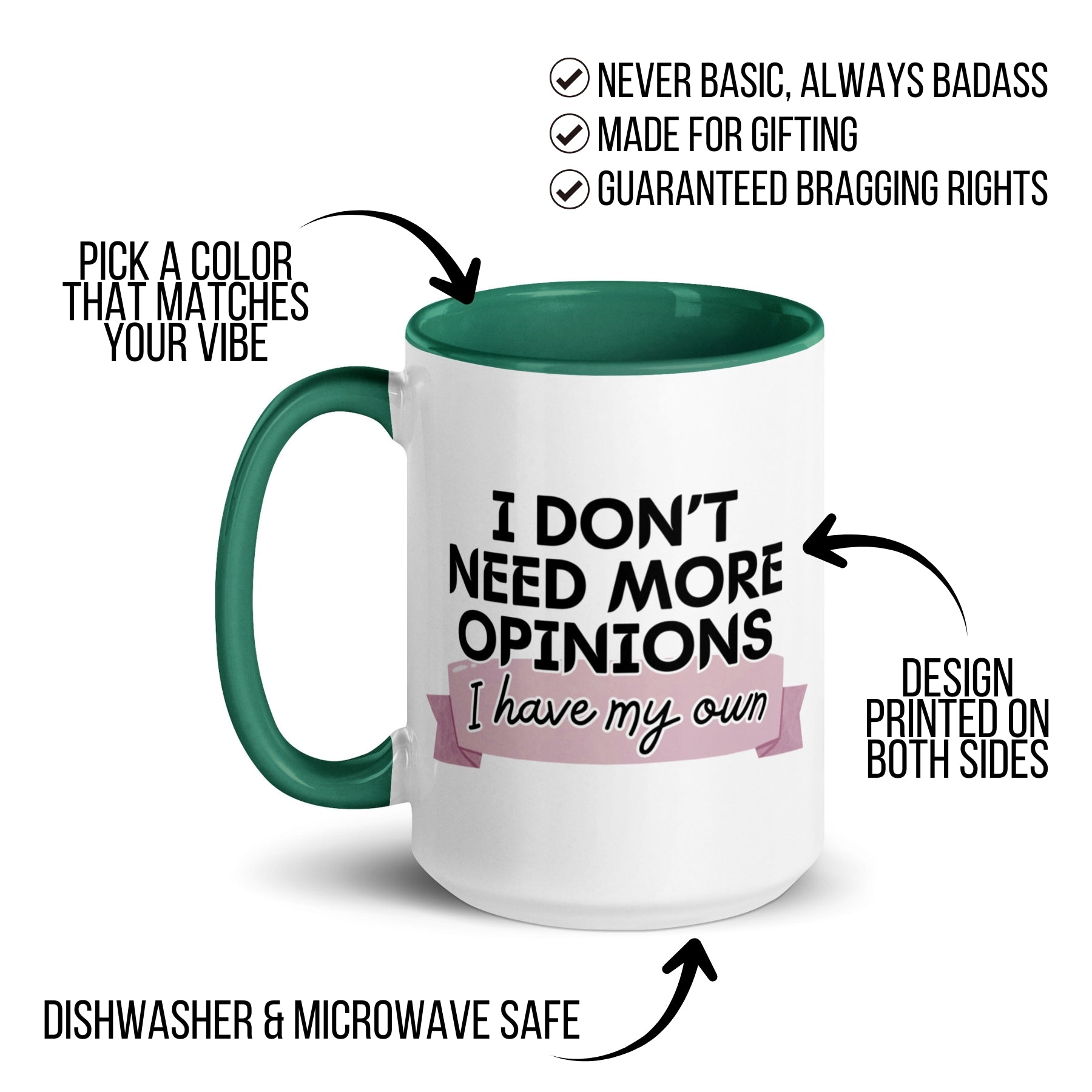 I Don't Need More Opinions Mug