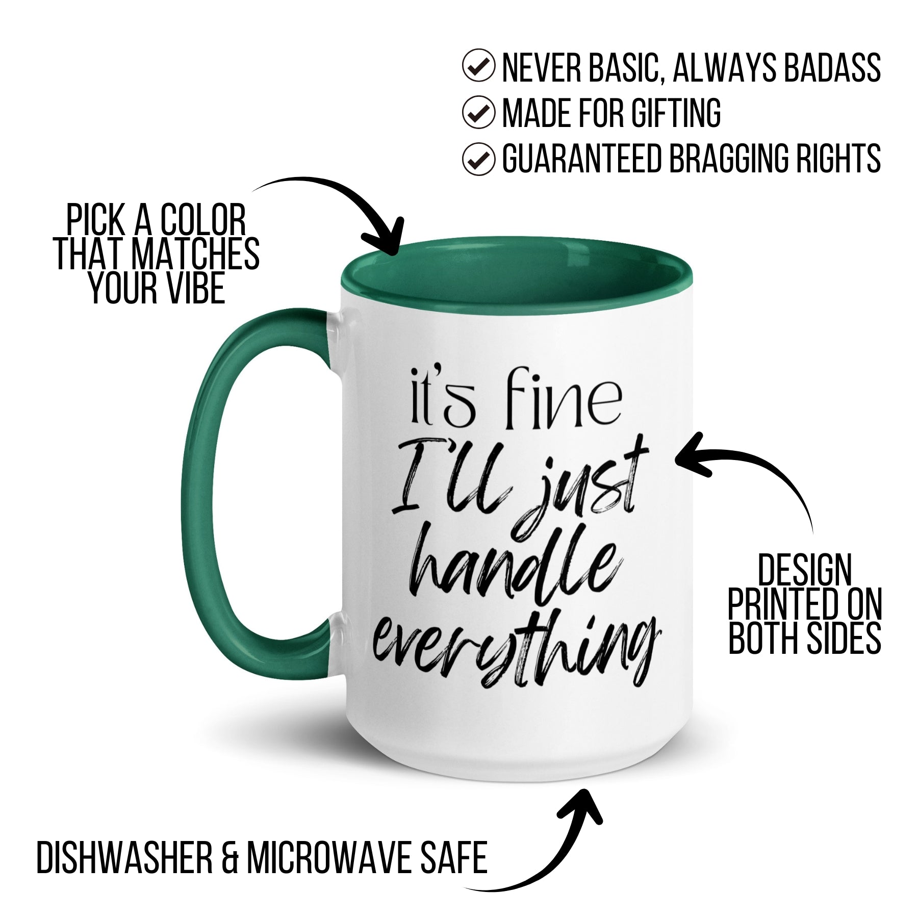 It's Fine I'll Just Handle Everything Mug