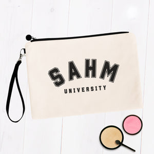 SAHM University Makeup Bag