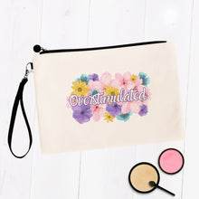 Load image into Gallery viewer, Overstimulated Flowery Language Makeup Bag