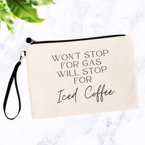 Won't Stop for Gas, Will Stop for Iced Coffee Bag