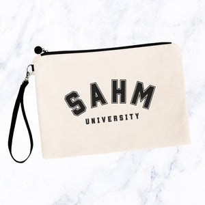 SAHM University Makeup Bag