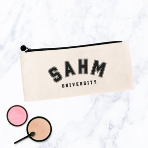 SAHM University Makeup Bag