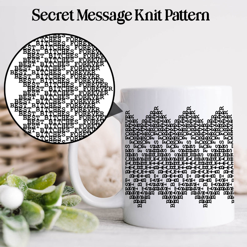 Best Bitches Forever Secret Message Mug