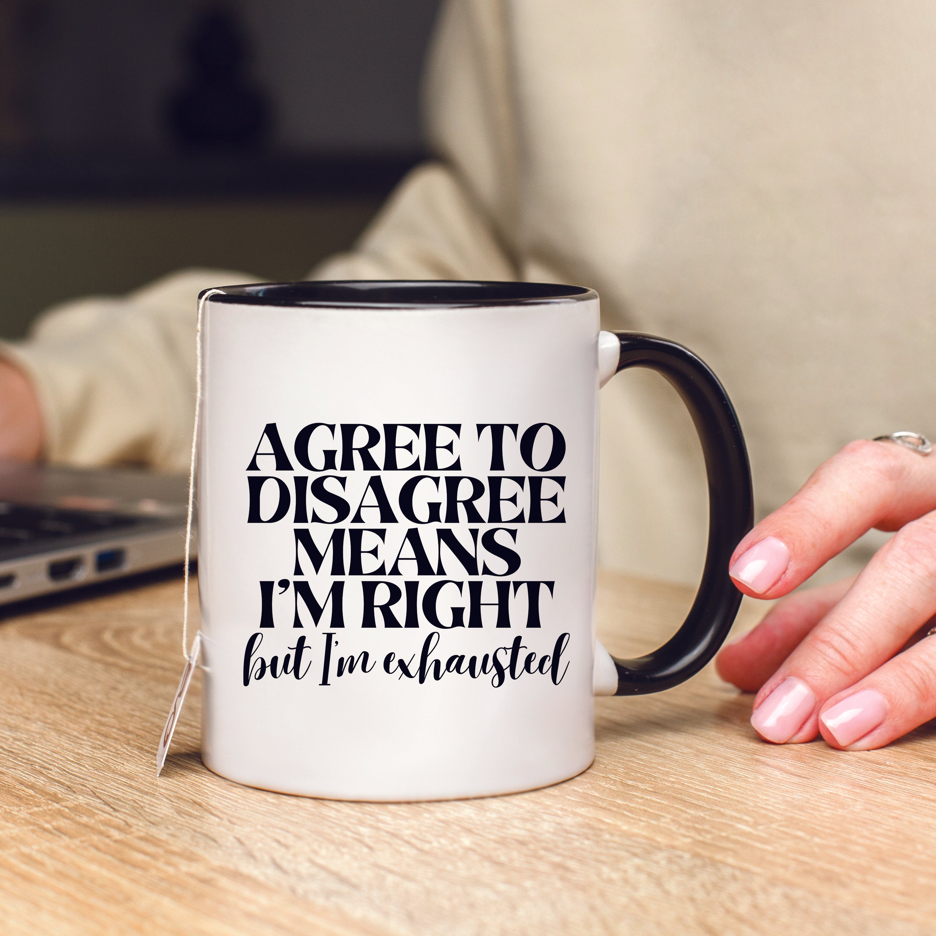 Agree to Disagree Means I'm Right Mug