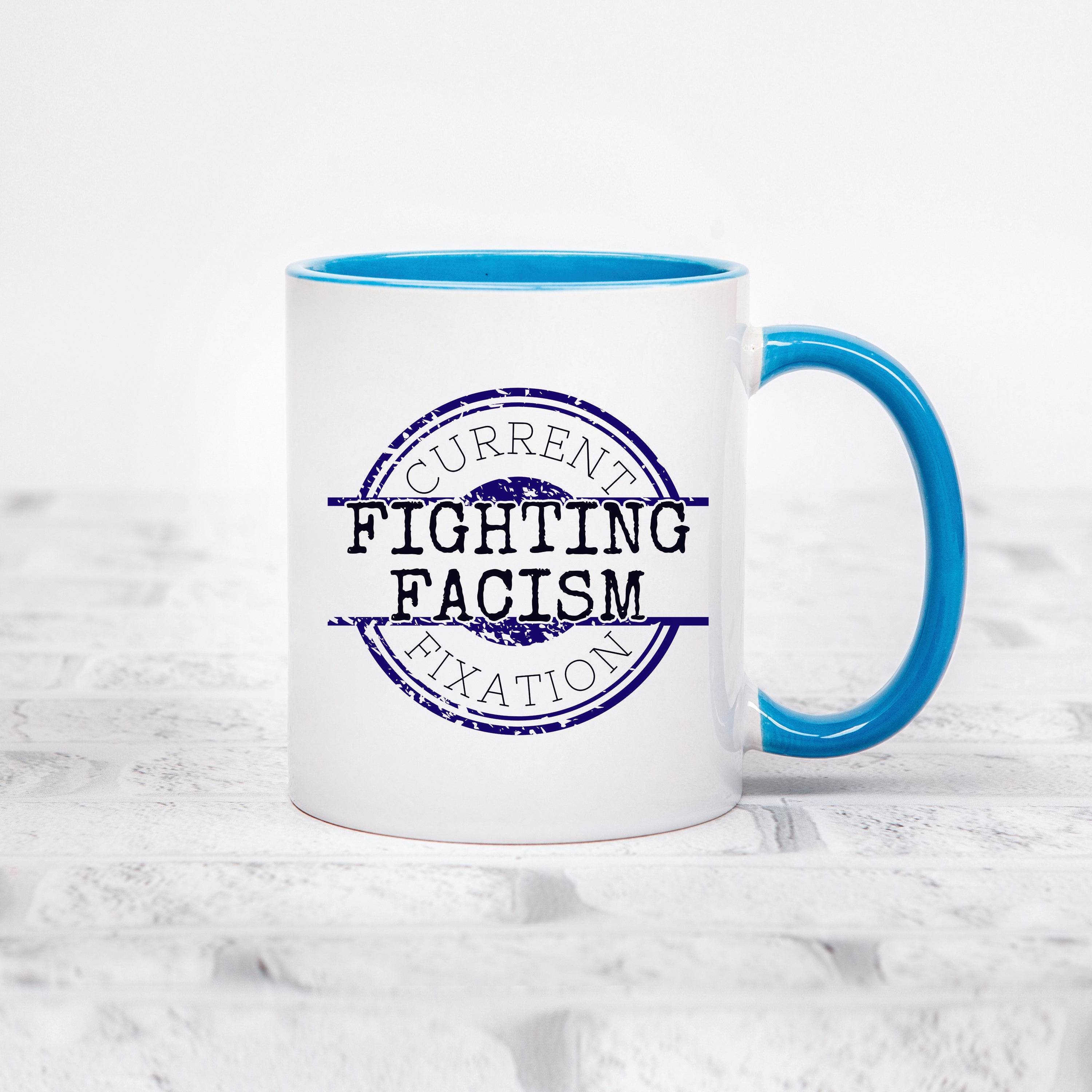 Current Fixation: Fighting Facism Mug