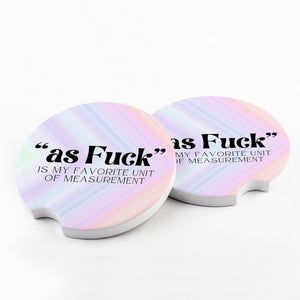 Favorite Unit Of Measurement Car Coasters