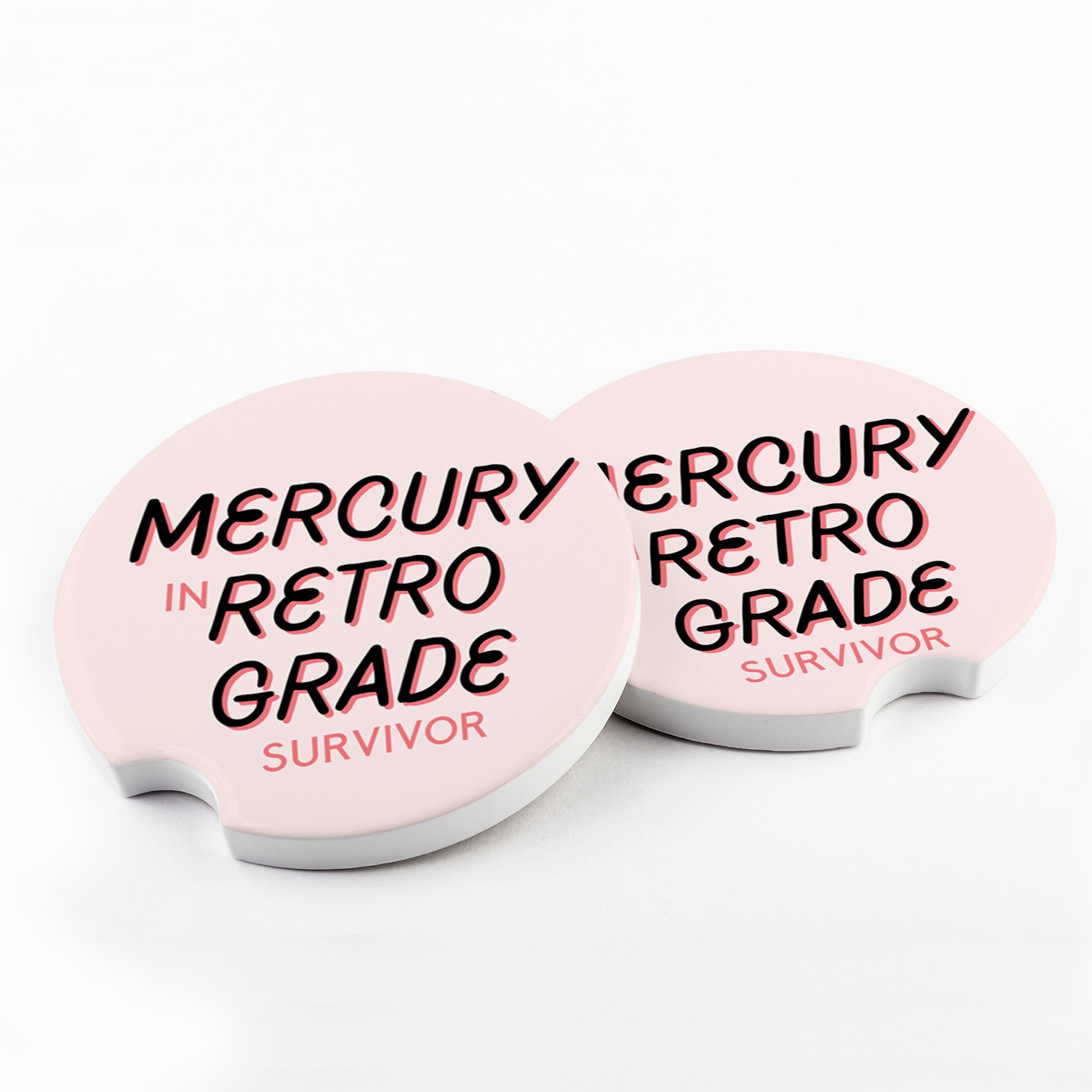 Mercury in Retrograde Survivor Car Coaster