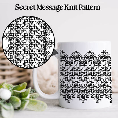 Foxtrot Delta Tango Secret Message Mug