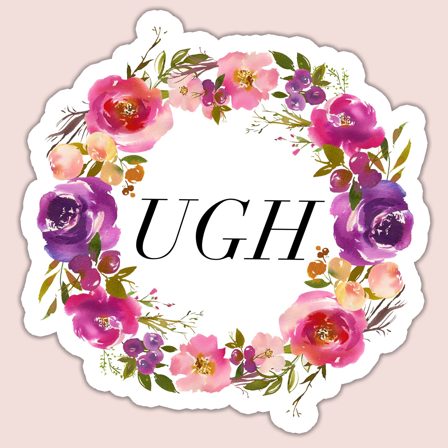 Ugh Sticker