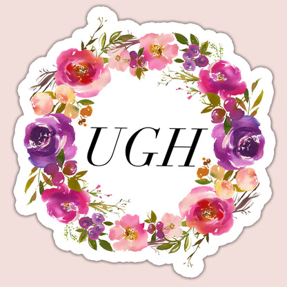 Ugh Sticker