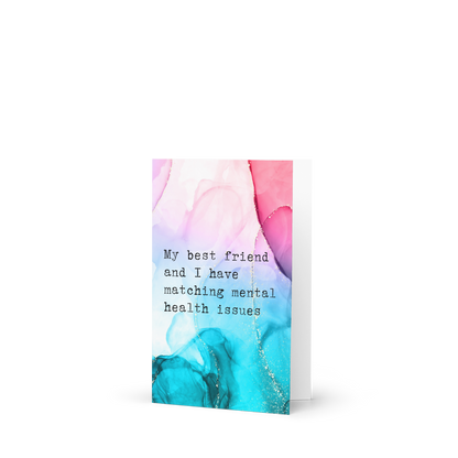 Matching Mental Health Greeting Card