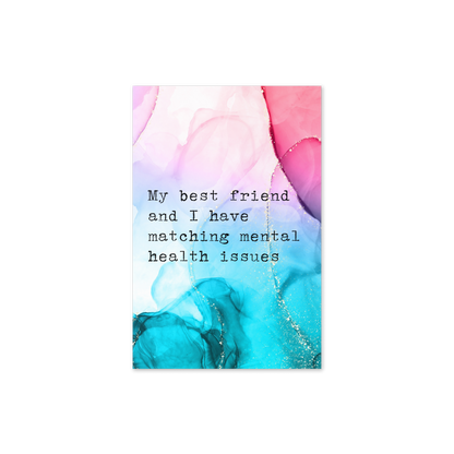 Matching Mental Health Greeting Card
