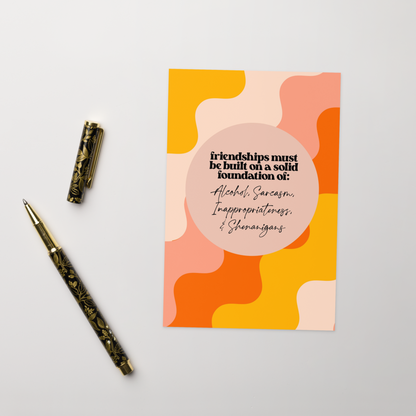 Foundations of Friendship Greeting Card