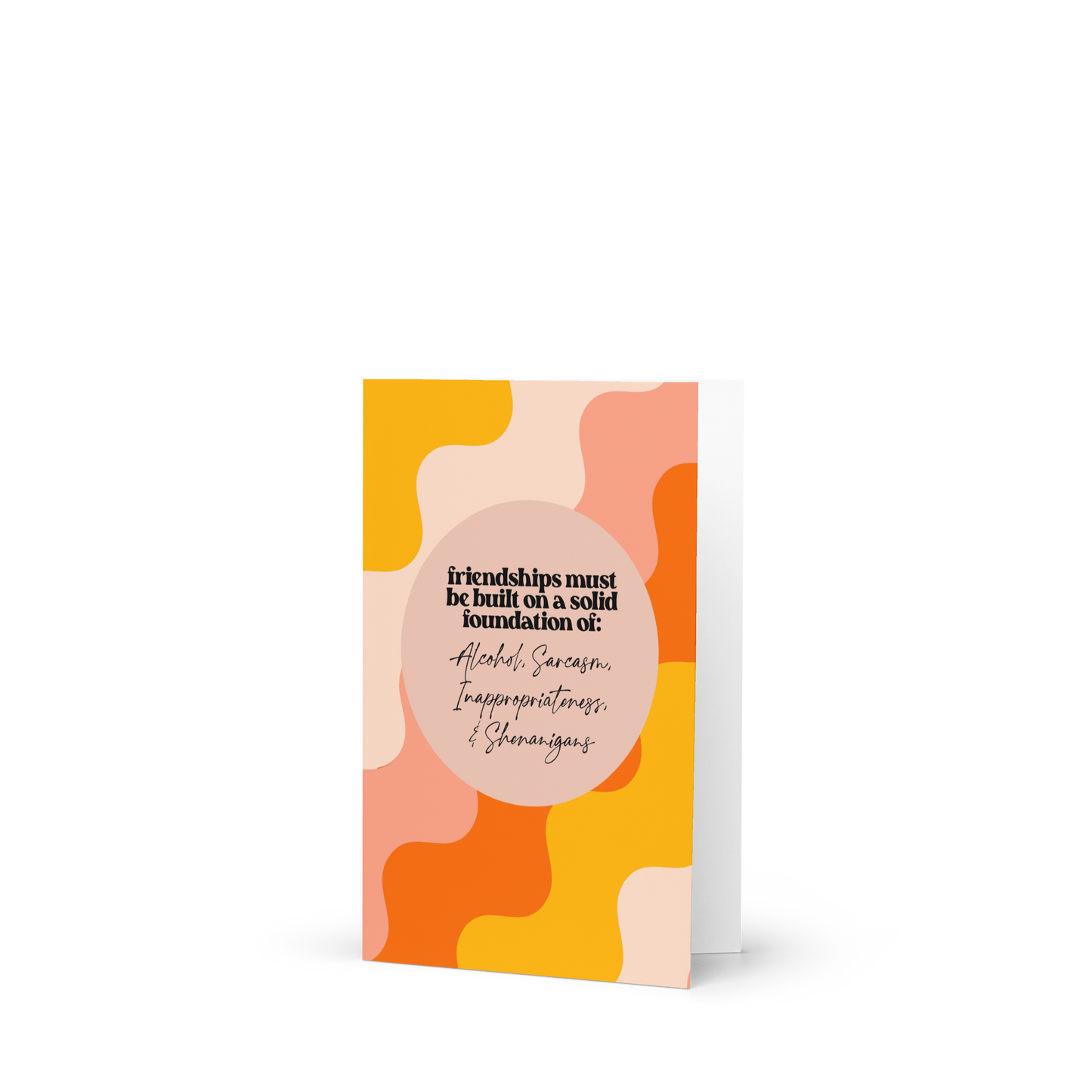 Foundations of Friendship Greeting Card